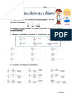 Matemática Frações e Dízima