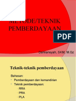 Metode Teknik Pemberdayaan