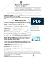 Guia 4 Matemáticas - Cuarto PDF