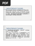 Optical Network Concepts: Wavelength Division Multiplexed Networks