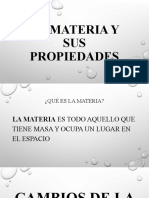 La Materia y Sus Propiedades