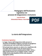 Evoluzione Legislazione in Chiave Pedagogica 2019 PDF