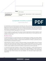 La Respiracion Consciente y Sus Beneficios