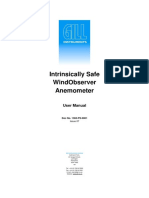 Intrinsically Safe Windobserver Anemometer: User Manual