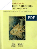 Walter Benjamin - Tesis Sobre La Historia y Otros fragmentos-UACM, Itaca (2008) PDF