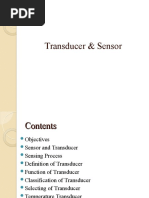 Transducer & Sensor