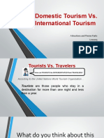 Domestic Tourism vs. International Tourism: Attractions and Theme Parks Lesson5