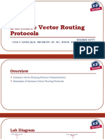 Distance Vector Routing Protocols: Khawar Butt Ccie # 12353 (R/S, Security, SP, DC, Voice, Storage & Ccde)