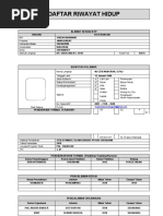 Format Daftar Riwayat Hidup