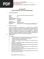 Sílabo Corrosion y Tecnicas de Proteccion 2020 I