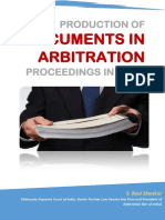 Documents in Arbitration: Production of