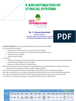 Unit - 1 - Electrical Wiring Systems PDF