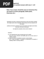 Project Management Please Give An Excellent Answer With Max 1 + 1/2 Pages Can Write It As Short Paragraph, Bullet Point, Overview Etc.)