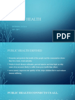 Public Health: Enterina, Xy-Za B. MN-CHN 1