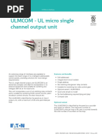 ULMCOM Specifiers Sheet - 1 PDF