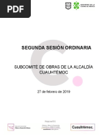 Segunda Sesion Ordinaria 2019 PDF