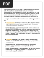 Conectccccores Di Argumentación