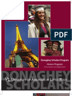 Donaghey Scholars Booklet 2010 Revised