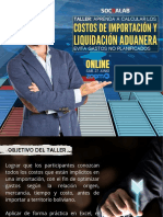 27-06 Taller Costos de Importación y Liquidación PDF