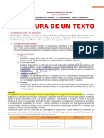 Comprensión de Textos para Quinto Grado de Secundaria