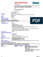 Material Safety Data Sheet: Section 1. Chemical Product and Company Identification