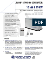 10 KW & 13 KW: Air-Cooled Gas Engine Generator Sets