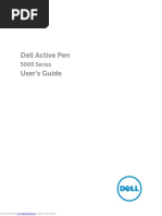 Dell Active Pen User's Guide: 5000 Series