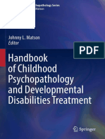 Handbook of Childhood Psychopathology and Developmental Disabilities Treatment