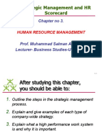 Strategic Management and HR Scorecard: Chapter No 3