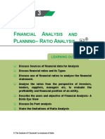 F A P - R A: Inancial Nalysis AND Lanning Atio Nalysis