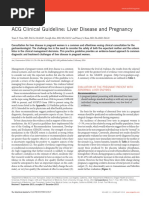 ACG Clinical Guideline: Liver Disease and Pregnancy: Practice Guidelines