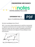 Viva Voice-Engineering Mechanics: Experiment No.-1