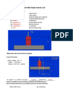 Diseno de Zapatas Corridas Bajo Muros de Block C L e