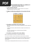 Cuestionario Propiedades Del Suelo