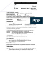 SAB-B9: Material Safety Data Sheet