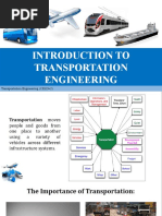 Introduction To Transportation Engineering