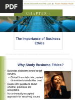 The Importance of Business Ethics