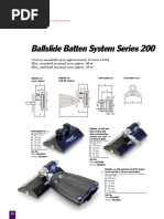 Ballslide Batten System Series 200