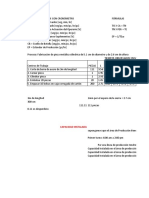 Ejemplo de Obtener Tiempos Estandar Por Cronometro y Capacidad Instalada