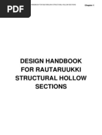 Design Handbook For RautaRuukki Structural Hollow Sections