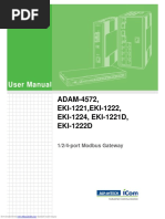 User Manual: ADAM-4572, EKI-1221, EKI-1222, EKI-1224, EKI-1221D, EKI-1222D