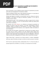 Violencia Hacia A Mujer en Época de Coronavirus