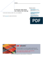 Development of Acoustic Emission Based Defect Parameters For Slow Rotating Roller Bearings