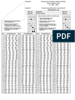 Answer Sheet