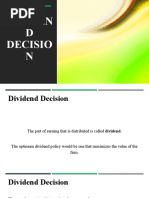 7 Dividend Decision