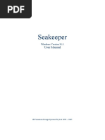 Seakeeper: User Manual