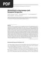 Biomechanics Rotator Cuff