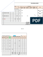 Bar Bending Schedule: Beam at Grid XX-12 Bottom Bar Straigth