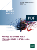 Ámbitos Generales de Las Aplicaciones en Antropología