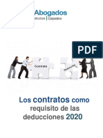 Requisitos de Contratos Como Deducciones